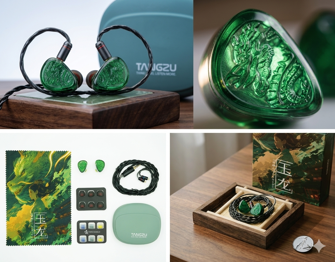 TANGZU WANER SG 2 Jade Dragon Edition — collage unboxing